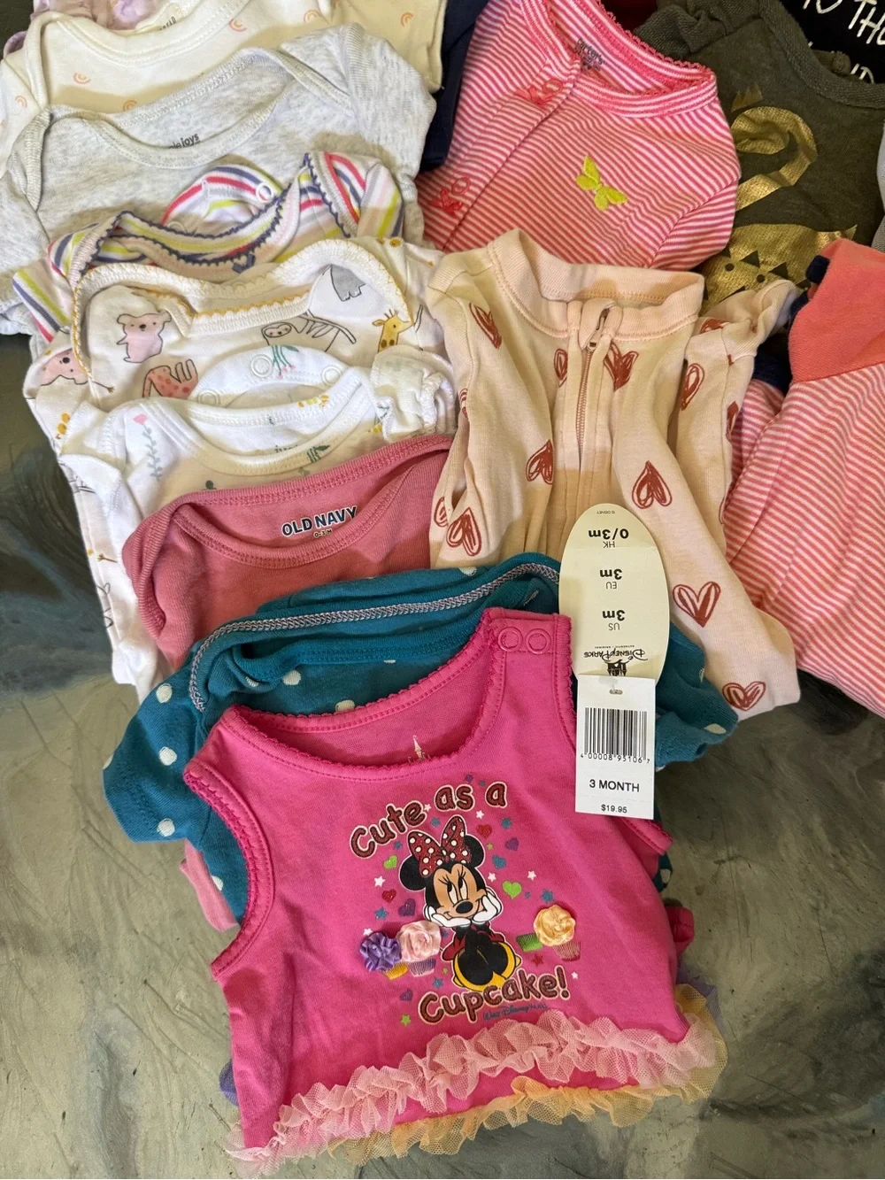 37 Pieces Baby Girl Clothes